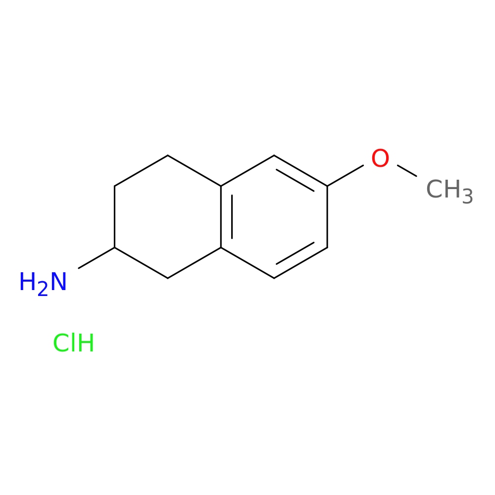 6-Methoxy-1,2,3,4-Tetrahydronaphthalen-2-Amine Hydrochloride