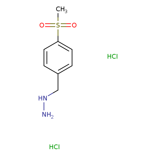 [(4-methanesulfonylphenyl)methyl]hydrazinedihydrochloride