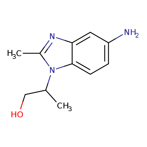 2-(5-amino-2-methyl-1H-1,3-benzodiazol-1-yl)propan-1-ol
