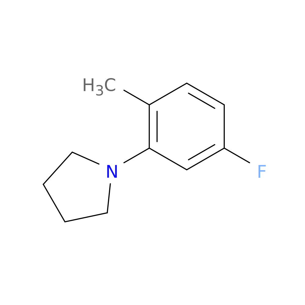 1-(5-Fluoro-2-methylphenyl)pyrrolidine