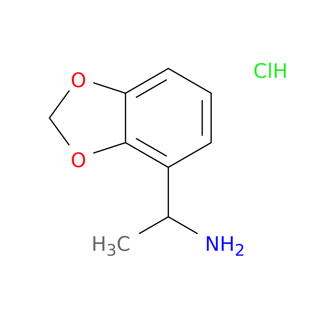1-(1,3-dioxaindan-4-yl)ethan-1-amine hydrochloride
