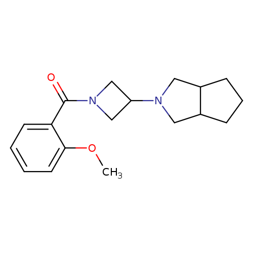 1-(2-methoxybenzoyl)-3-{octahydrocyclopenta[c]pyrrol-2-yl}azetidine