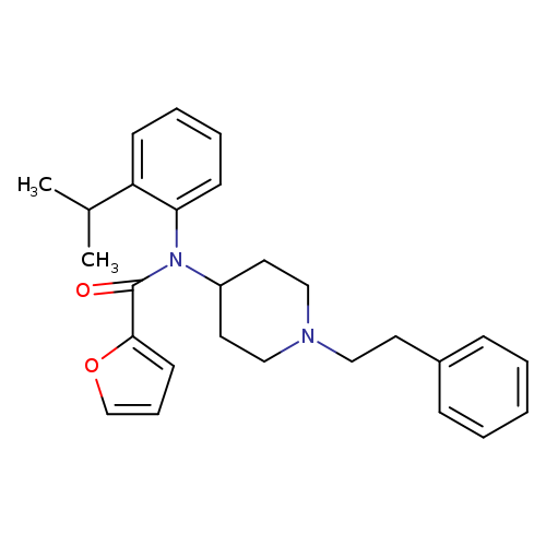 N-(2-isopropylphenyl)-N-(1-phenethylpiperidin-4-yl)furan-2-carboxamide