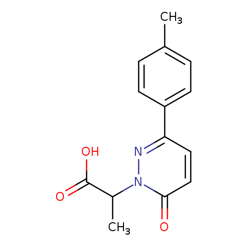 2-[3-(4-methylphenyl)-6-oxo-1,6-dihydropyridazin-1-yl]propanoic acid