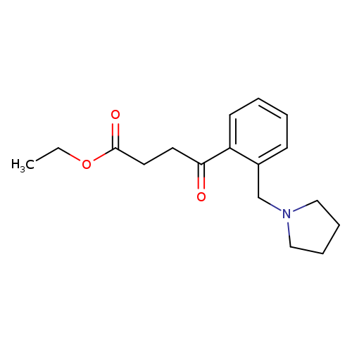 Ethyl 4-oxo-4-[2-(pyrrolidinomethyl)phenyl]butyrate