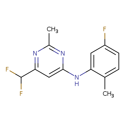 6-(difluoromethyl)-N-(5-fluoro-2-methylphenyl)-2-methylpyrimidin-4-amine