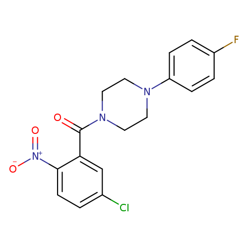 1-{5-chloro-2-nitrobenzoyl}-4-(4-fluorophenyl)piperazine
