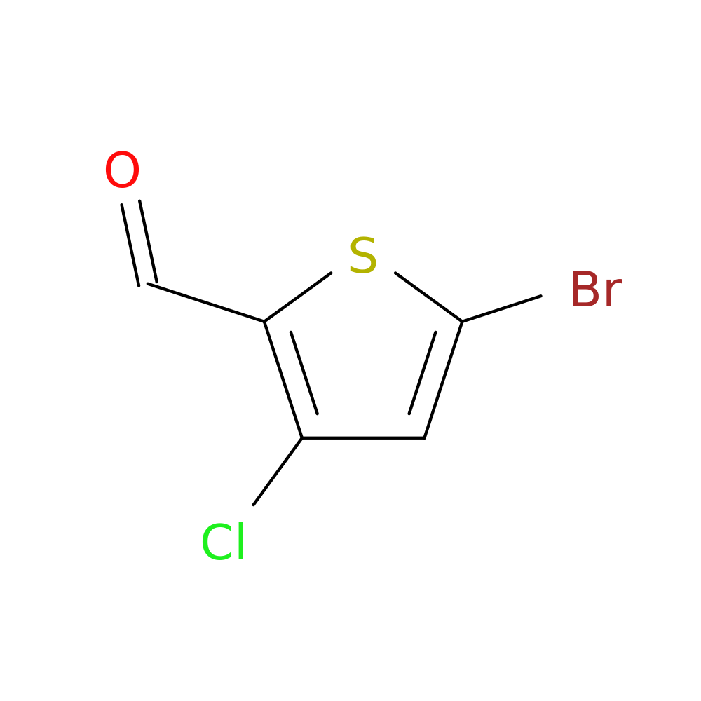 5-Bromo-3-chlorothiophene-2-carbaldehyde