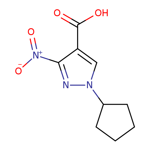 1-Cyclopentyl-3-nitro-1H-pyrazole-4-carboxylic acid