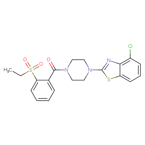 4-chloro-2-{4-[2-(ethanesulfonyl)benzoyl]piperazin-1-yl}-1,3-benzothiazole