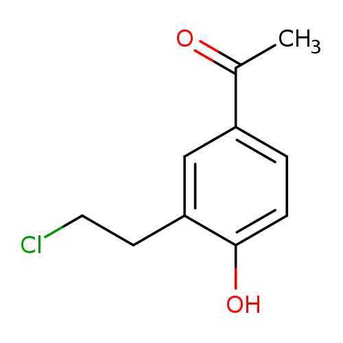 1-[3-(2-chloroethyl)-4-hydroxyphenyl]ethan-1-one