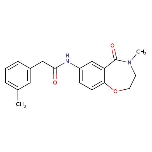 N-(4-methyl-5-oxo-2,3,4,5-tetrahydro-1,4-benzoxazepin-7-yl)-2-(3-methylphenyl)acetamide