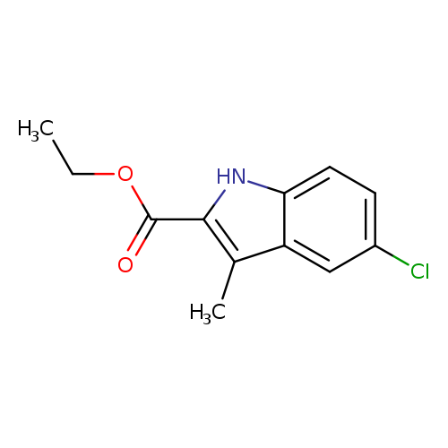 1H-Indole-2-carboxylic acid, 5-chloro-3-methyl-, ethyl ester