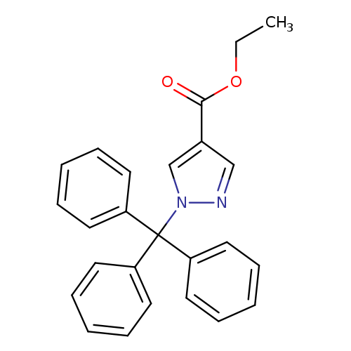 1H-Pyrazole-4-carboxylic acid, 1-(triphenylmethyl)-, ethyl ester