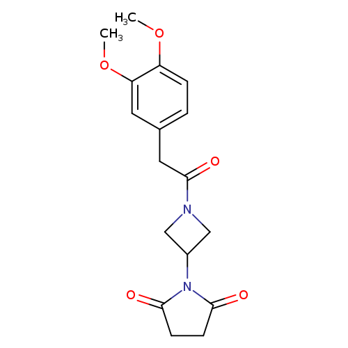 1-{1-[2-(3,4-dimethoxyphenyl)acetyl]azetidin-3-yl}pyrrolidine-2,5-dione