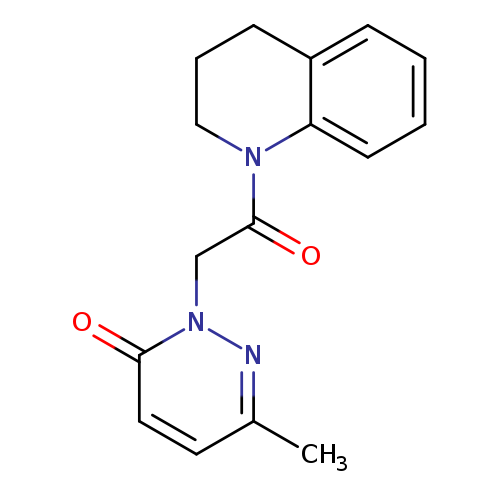 6-methyl-2-[2-oxo-2-(1,2,3,4-tetrahydroquinolin-1-yl)ethyl]-2,3-dihydropyridazin-3-one
