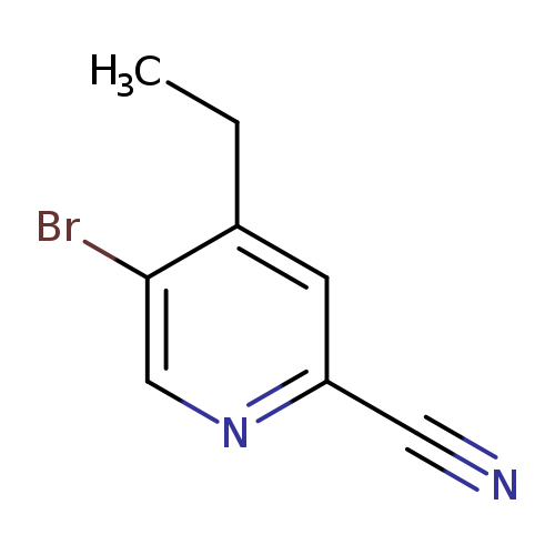 5-bromo-4-ethyl-pyridine-2-carbonitrile