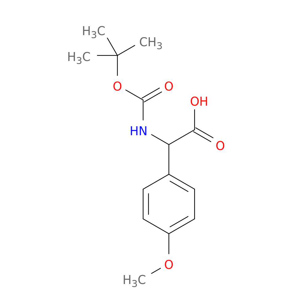 2-((tert-Butoxycarbonyl)amino)-2-(4-methoxyphenyl)acetic acid