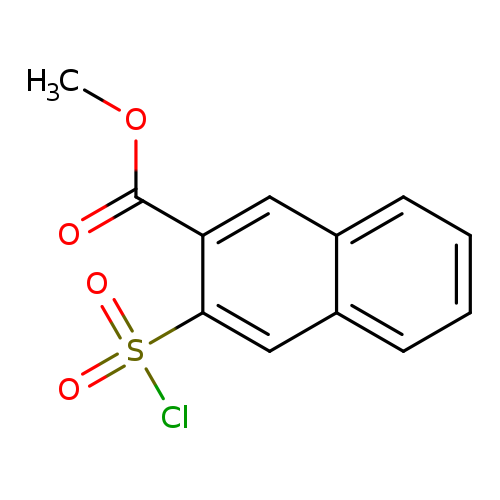 methyl 3-(chlorosulfonyl)naphthalene-2-carboxylate