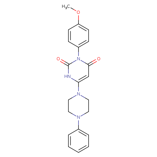 3-(4-methoxyphenyl)-6-(4-phenylpiperazin-1-yl)-1,2,3,4-tetrahydropyrimidine-2,4-dione