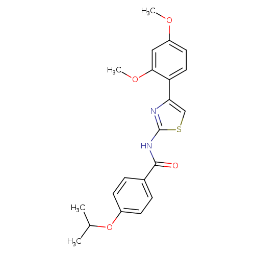 N-[4-(2,4-dimethoxyphenyl)-1,3-thiazol-2-yl]-4-(propan-2-yloxy)benzamide