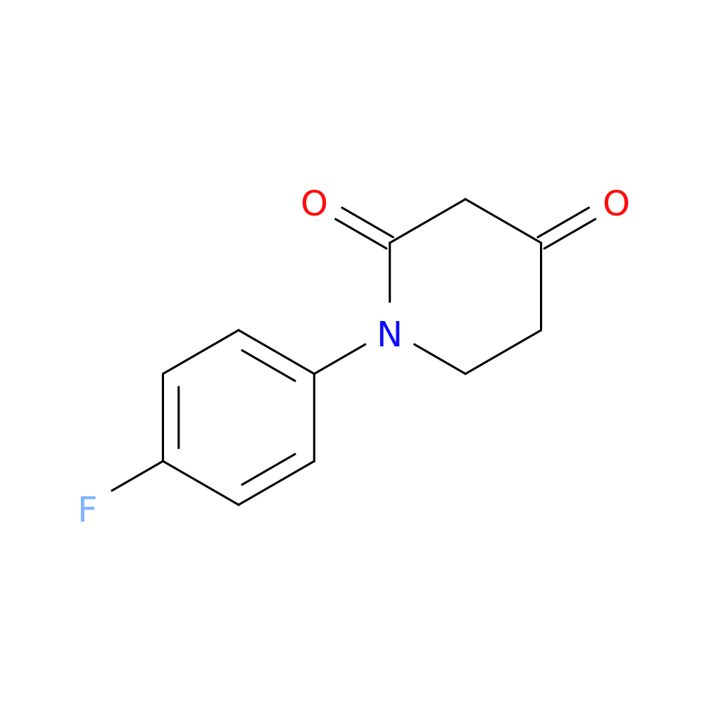 1-(4-fluorophenyl)piperidine-2,4-dione