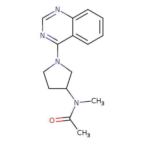 N-methyl-N-[1-(quinazolin-4-yl)pyrrolidin-3-yl]acetamide