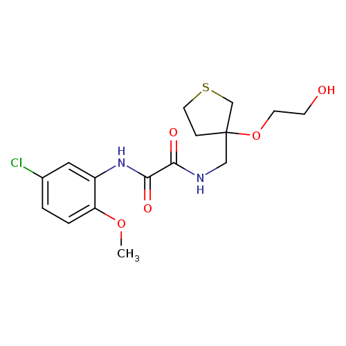 N'-(5-chloro-2-methoxyphenyl)-N-{[3-(2-hydroxyethoxy)thiolan-3-yl]methyl}ethanediamide