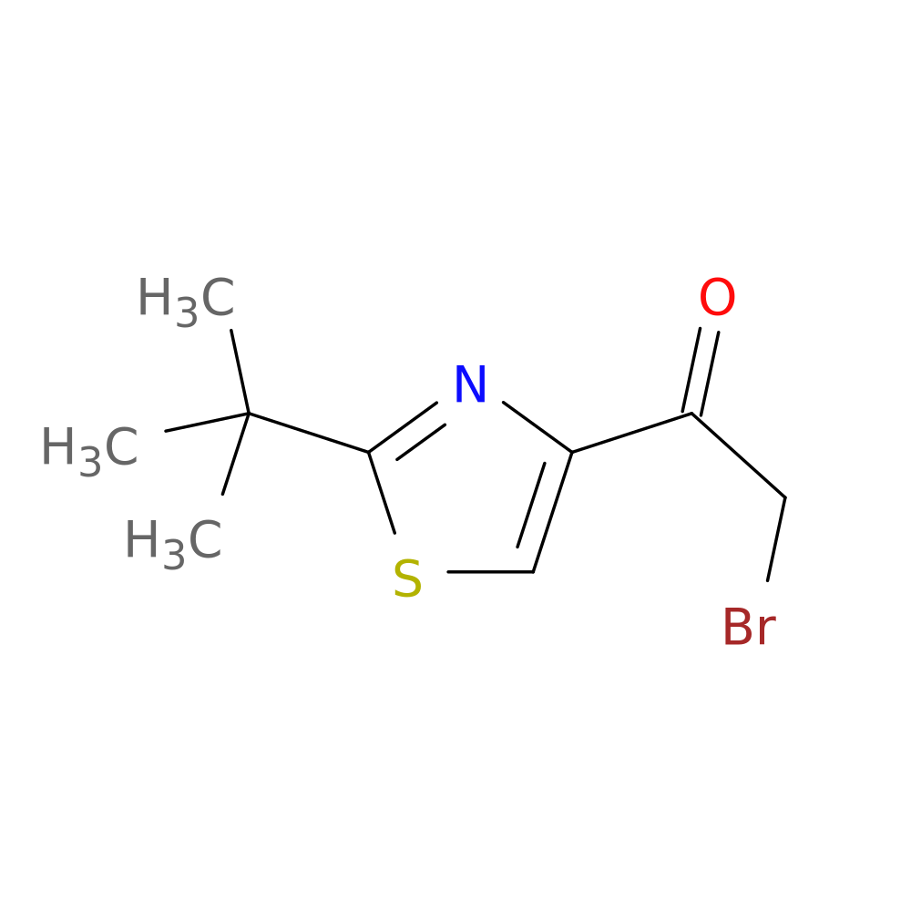 2-bromo-1-(2-tert-butyl-1,3-thiazol-4-yl)ethan-1-one