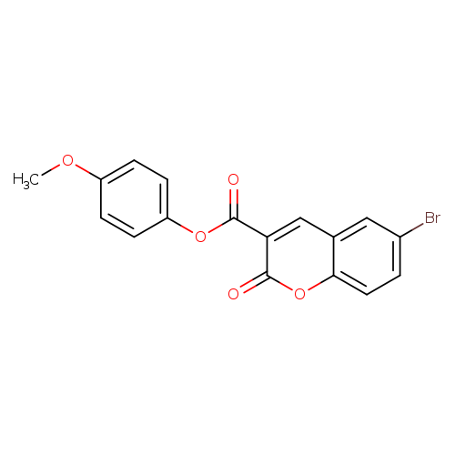 4-methoxyphenyl 6-bromo-2-oxo-2H-chromene-3-carboxylate