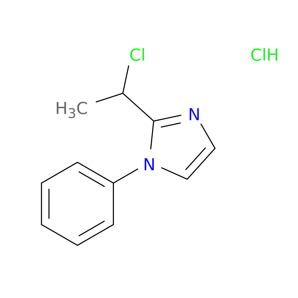 2-(1-Chloroethyl)-1-phenyl-1H-imidazole hydrochloride