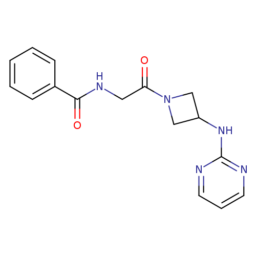 N-(2-oxo-2-{3-[(pyrimidin-2-yl)amino]azetidin-1-yl}ethyl)benzamide