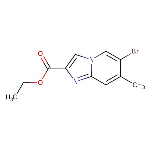 Ethyl 6-bromo-7-methylimidazo[1,2-a]pyridine-2-carboxylate