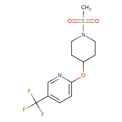 2-[(1-methanesulfonylpiperidin-4-yl)oxy]-5-(trifluoromethyl)pyridine