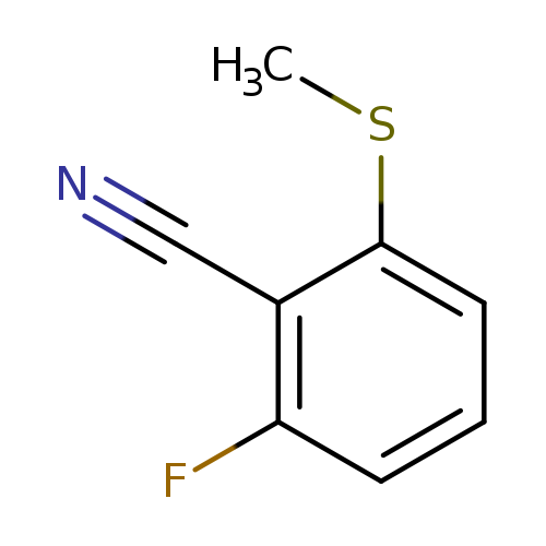 Benzonitrile, 2-fluoro-6-(methylthio)-