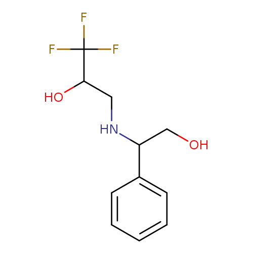 1,1,1-trifluoro-3-[(2-hydroxy-1-phenylethyl)amino]propan-2-ol