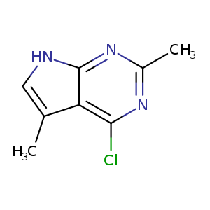 4-chloro-2,5-dimethyl-7H-pyrrolo[2,3-d]pyrimidine
