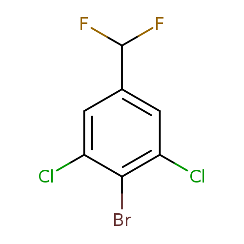 2-bromo-1,3-dichloro-5-(difluoromethyl)benzene