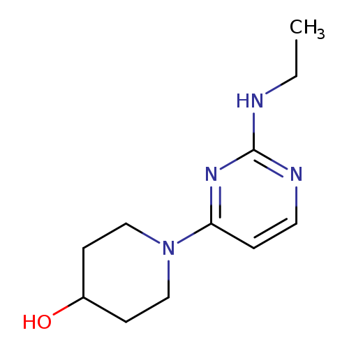 1-(2-(Ethylamino)pyrimidin-4-yl)piperidin-4-ol