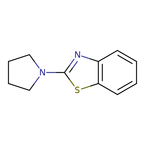 2-(pyrrolidin-1-yl)-1,3-benzothiazole
