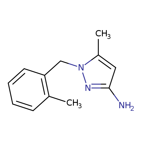 5-methyl-1-[(2-methylphenyl)methyl]-1H-pyrazol-3-amine