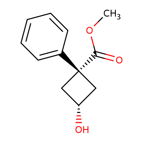 methyl -3-hydroxy-1-phenylcyclobutane-1-carboxylate