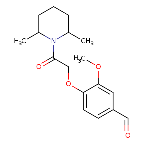 4-[2-(2,6-dimethylpiperidin-1-yl)-2-oxoethoxy]-3-methoxybenzaldehyde