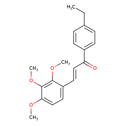 (2E)-1-(4-ethylphenyl)-3-(2,3,4-trimethoxyphenyl)prop-2-en-1-one