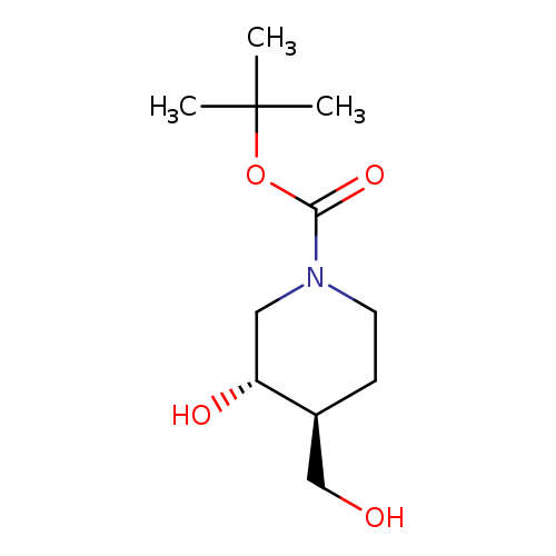 (3S,4S)-tert-Butyl 3-hydroxy-4-(hydroxymethyl)piperidine-1-carboxylate
