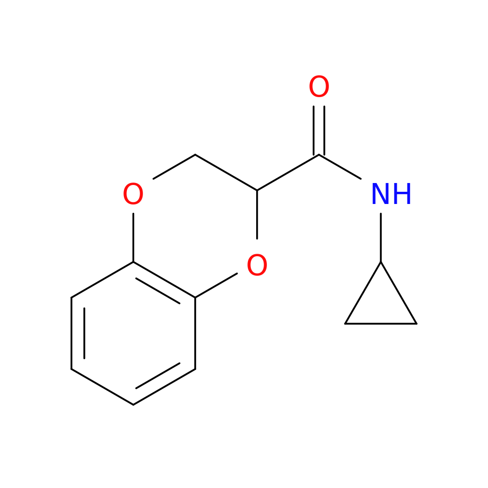 N-cyclopropyl-2,3-dihydro-1,4-benzodioxine-2-carboxamide