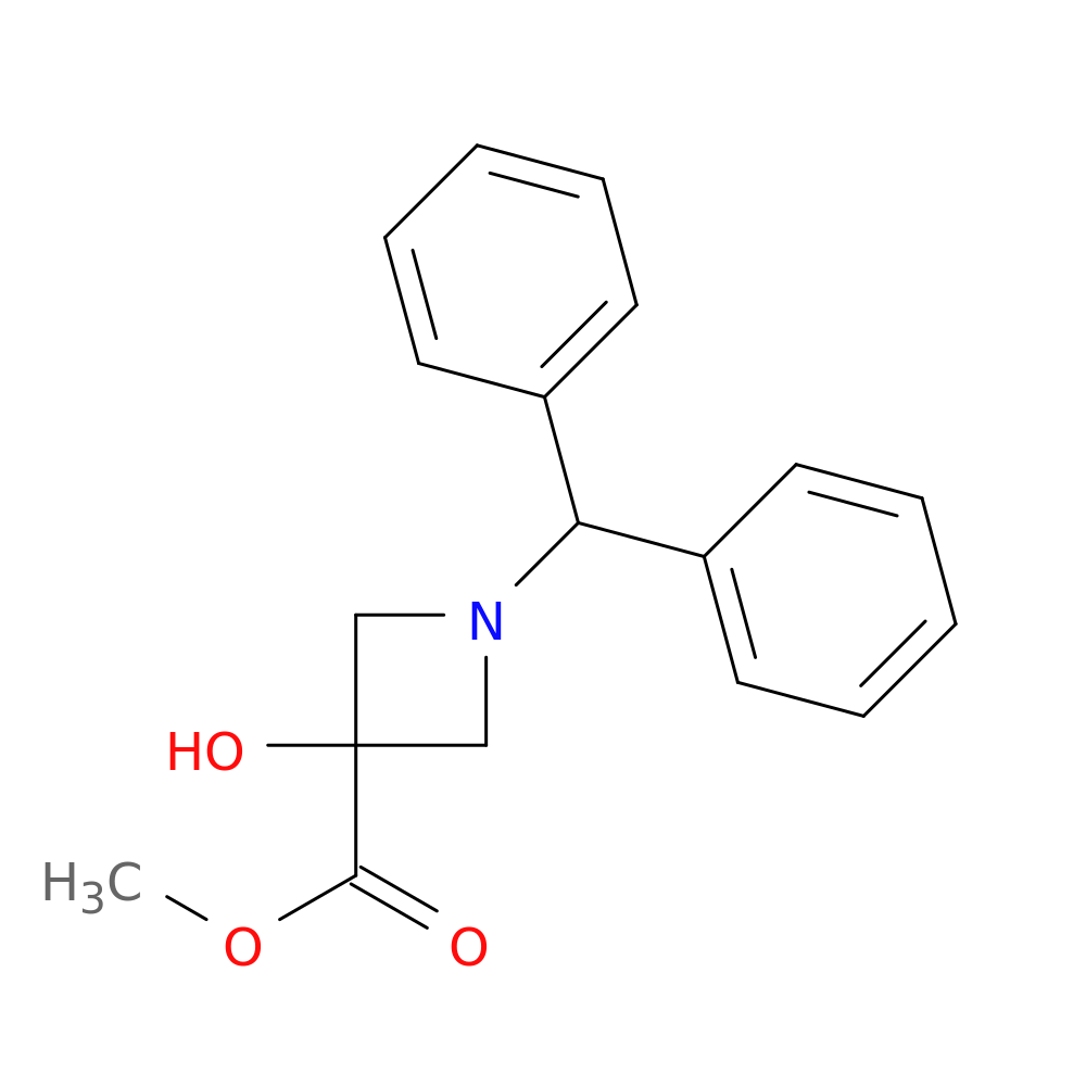 methyl 1-(diphenylmethyl)-3-hydroxyazetidine-3-carboxylate