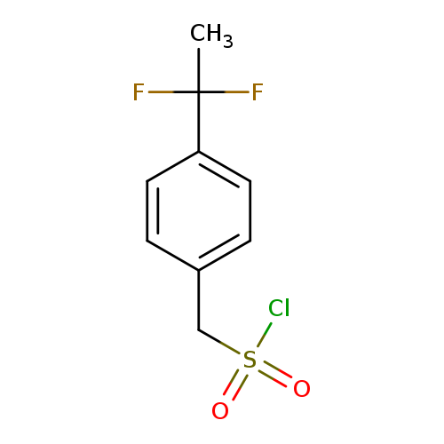 [4-(1,1-difluoroethyl)phenyl]methanesulfonylchloride