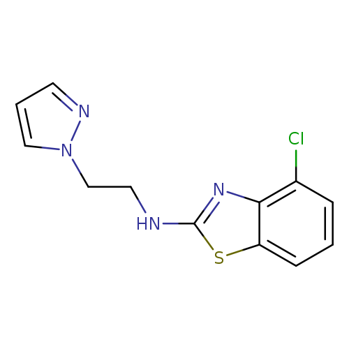 4-CHLORO-N-[2-(1H-PYRAZOL-1-YL)ETHYL]-1,3-BENZOTHIAZOL-2-AMINE