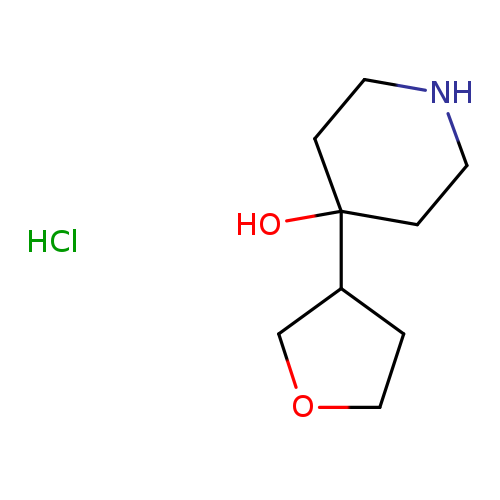 4-(oxolan-3-yl)piperidin-4-ol hydrochloride